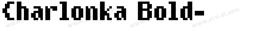Charlonka Bold字体转换